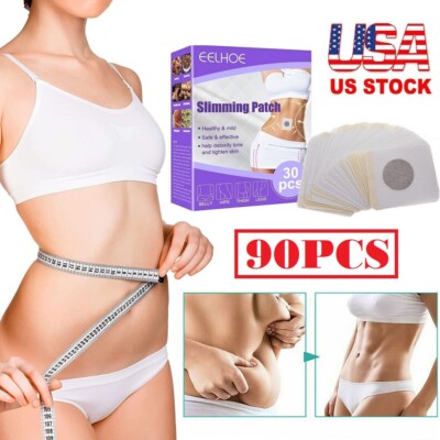 90PCS Slim Patch For Weight Loss Belly Slimming Diets Pads Detox Burn Fat USA