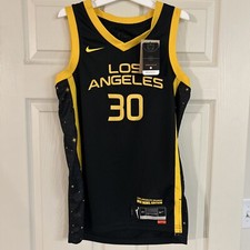 NWT Womens XS Nike Nneka Ogwumike Los Angeles Sparks Black WNBA Rebel Jersey