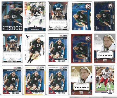 Brooks Reed Houston Texans Arizona 15 card 2011 RC lot-all different | eBay