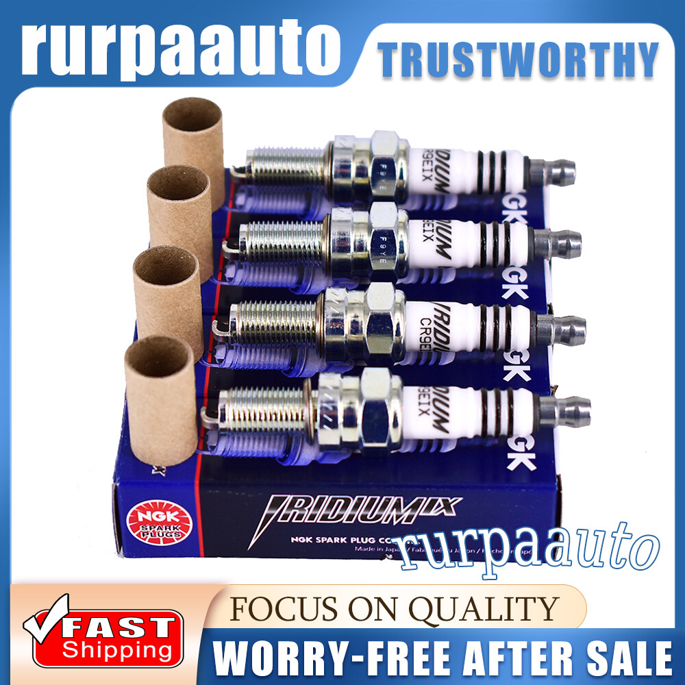 4pc CR9EIX 3521 Iridium IX Spark Plug For NGK SUZUKI GSXR Motorcycle Tune Up Kit