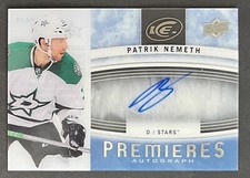 Patrik Nemeth 2014-15 Upper Deck Ice PREMIERES AUTO ACETATE Rookie STARS