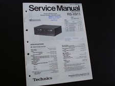 Manuale di servizio originale Schema Technics RS-X901