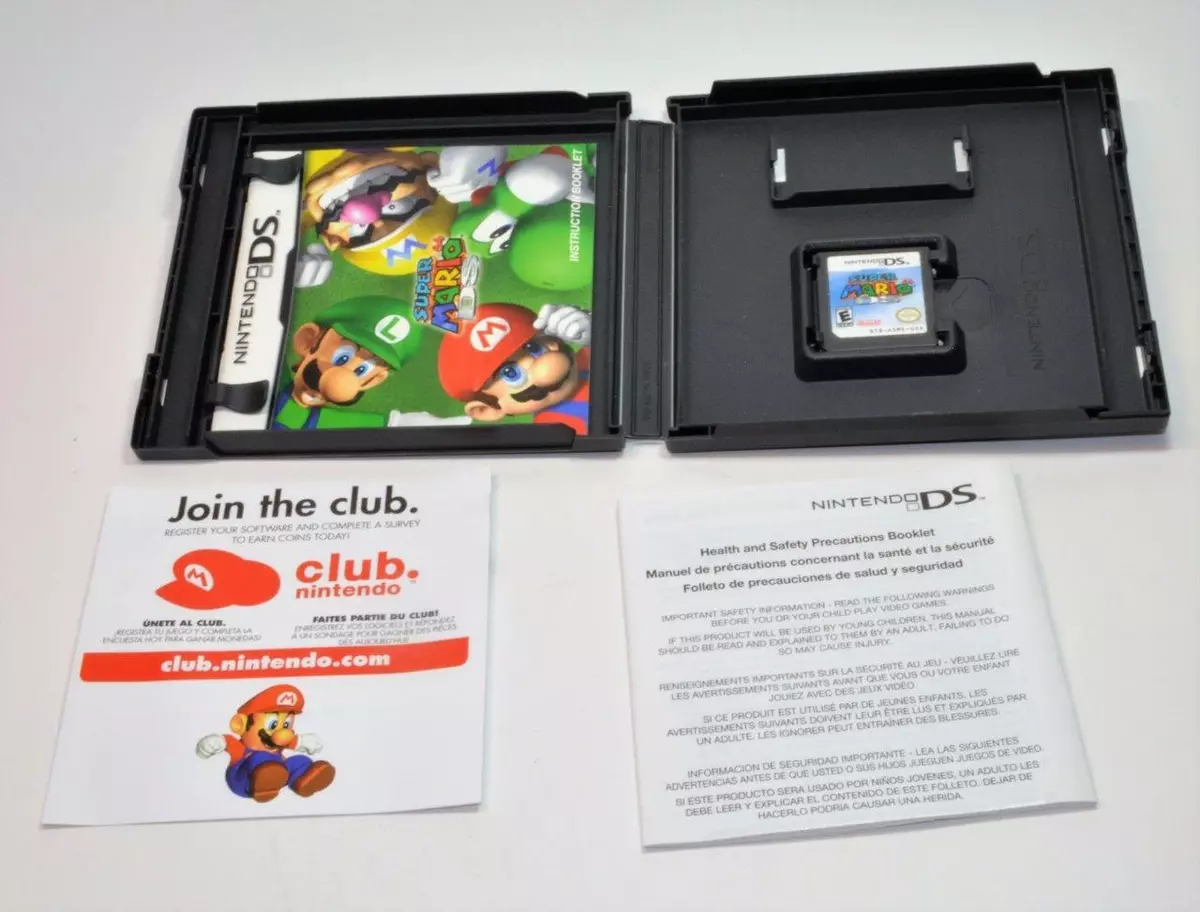 Super Mario 64 DS game for Nintendo DS / DS Lite / DSi w box graphics,  booklet