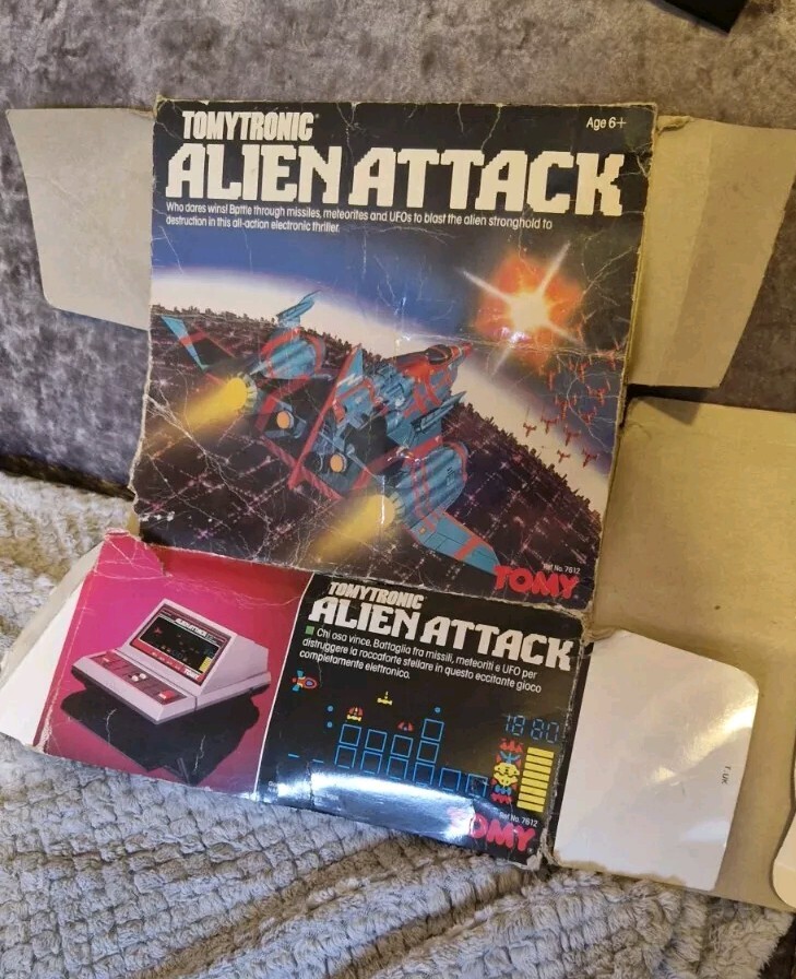 Tomy Alien Attack Vintage Retro Tabletop Game - Working - | eBay UK