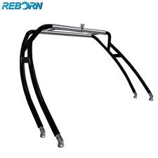 Reborn 2025 Launch Forward-Facing Boat Wakeboard Tower Sandblasting Matt Black