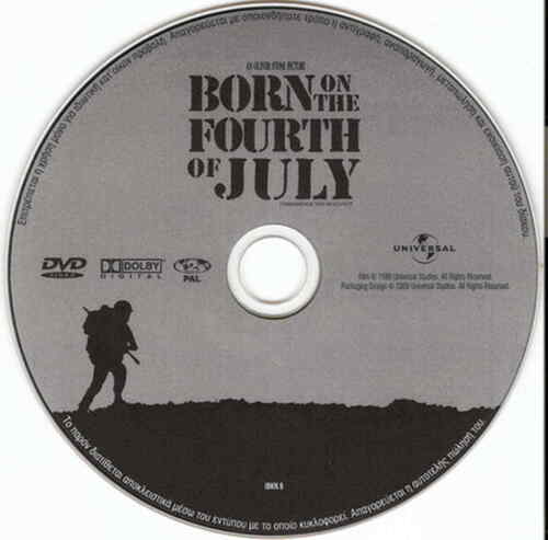 BORN ON THE FOURTH OF JULY (Tom Cruise, Raymond J. Barry, Kyra Sedgwick) ,R2 DVD - Afbeelding 1 van 1