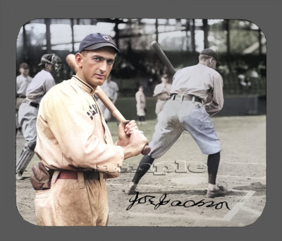 Shoeless Joe Jackson Cleveland Indians Facsimile Autographed Mouse Pad Item#8218