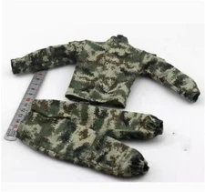 1/6 Soldier Land Special Camouflage Combat Uniform Clothing jacket pants Model
