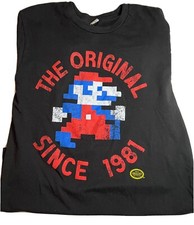 The Original Since 1981, Official Nintendo Mario T-Shirt Size Men's Medium
