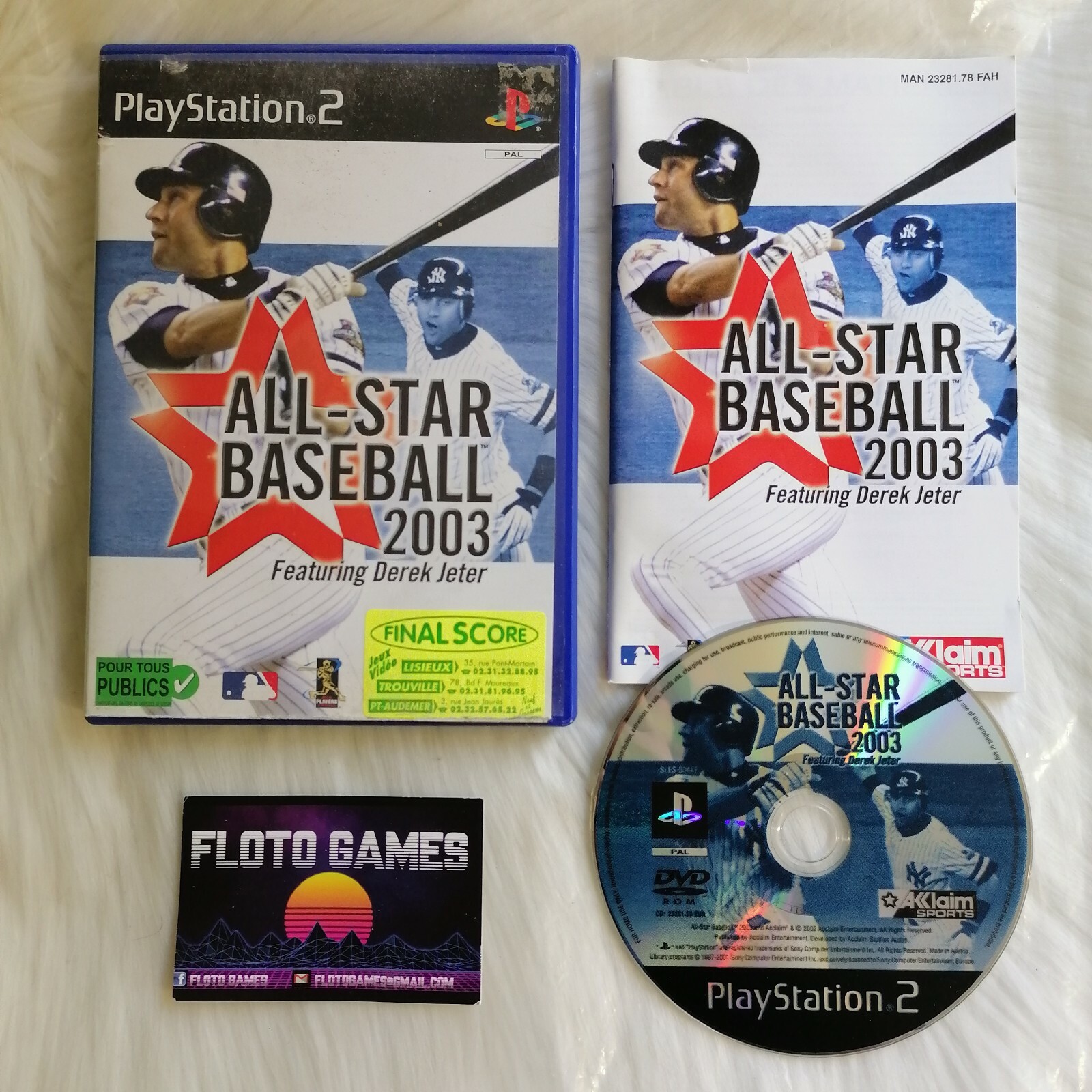 Jeu All-Star Baseball 2003 Playstation 2 PS2 Complet CIB PAL FR - Floto Games