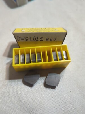 Htf Qty.10 Newcomer DWG-L012 Grade N60 Carbide Inserts (A18)