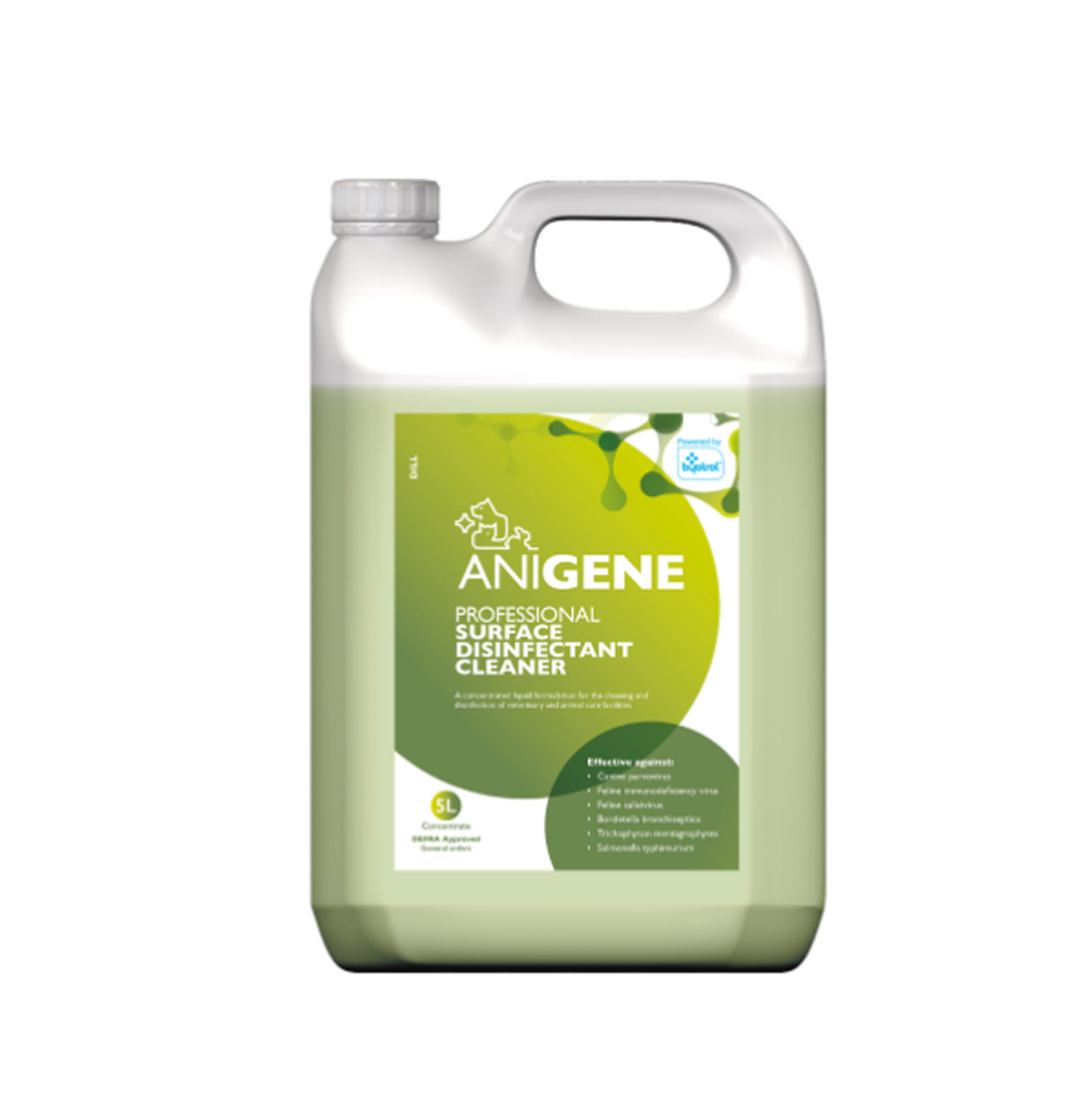 PET Veterinary Anigene Professional Disinfectant 5 Litre concentrate Dill