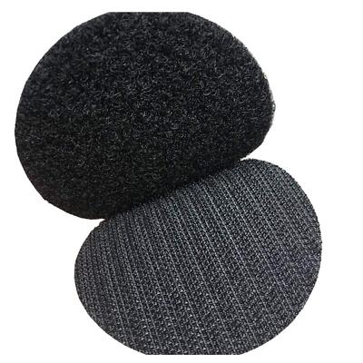 12 Pack 2.5 Inch Self Adhesive Hook and Loop Tape Dots Round Fasten Pad