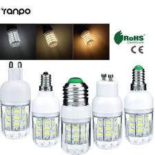 LED Corn Light Bulb 7W E27 E12 E26 E14 G9 B22 GU10 5730 SMD Cool Warm White Lamp