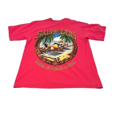 Salty Dog Panama City FL Pink Youth XL Destination Tourist Shirt