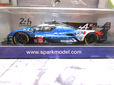 ALPINE Renault A424 Endurance 24h Le Mans 2024 #36 Schumacher Lappier Spark 1:43