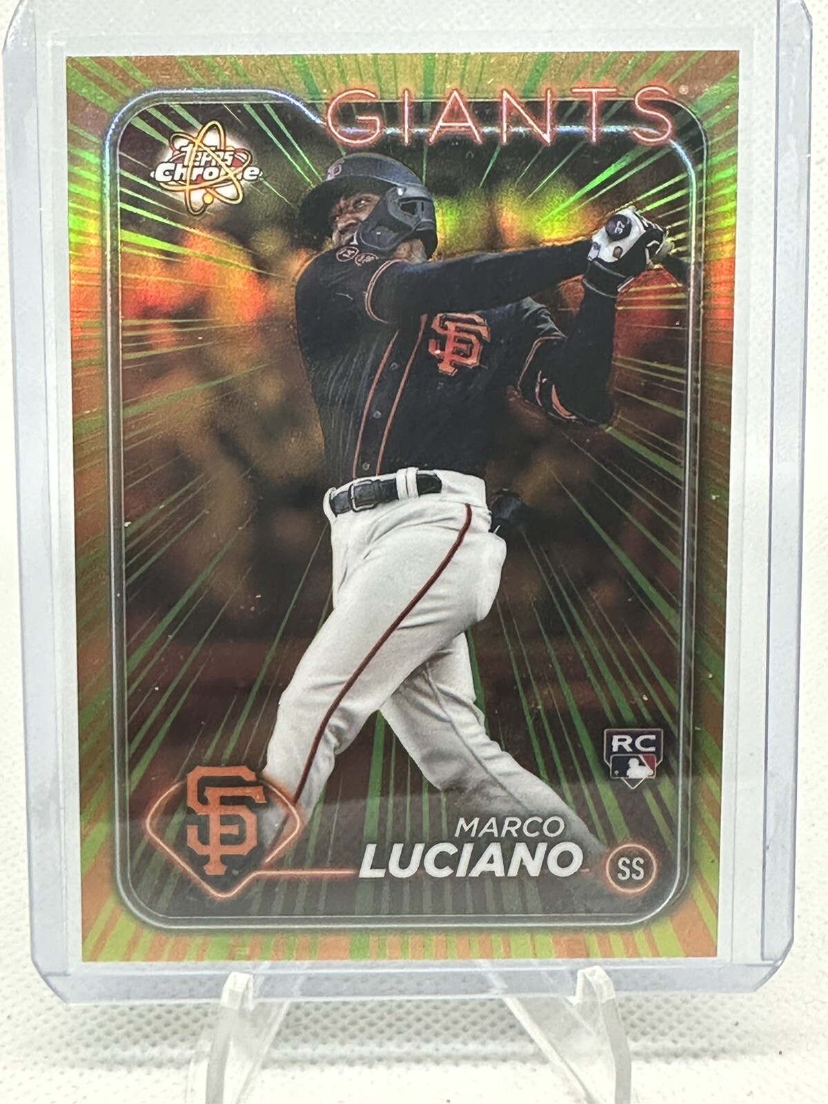 2024 Topps Chrome Radiating rookies Marco Luciano rc San Francisco Giants