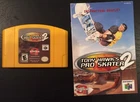 Tony Hawk's Pro Skater 2 (Nintendo 64, 2001) With Manual **Authentic**