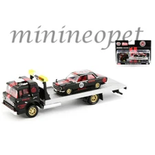 M2 39200 MJS02 1957 MACK MODEL N FLATBED TOW TRUCK 1970 DATSUN 510 YOKOHAMA 1/64