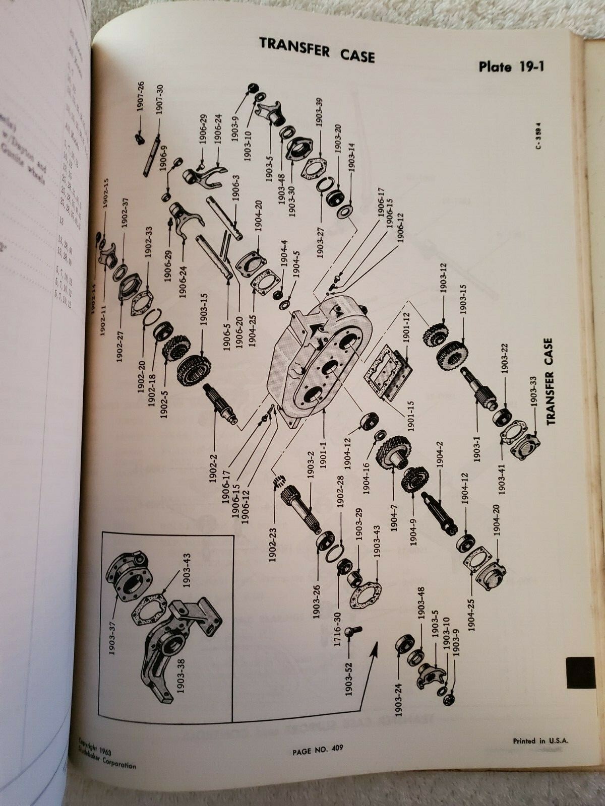 1962 1963 STUDEBAKER TRUCK PARTS CATALOG Series 7E 8E Vintage 1701
