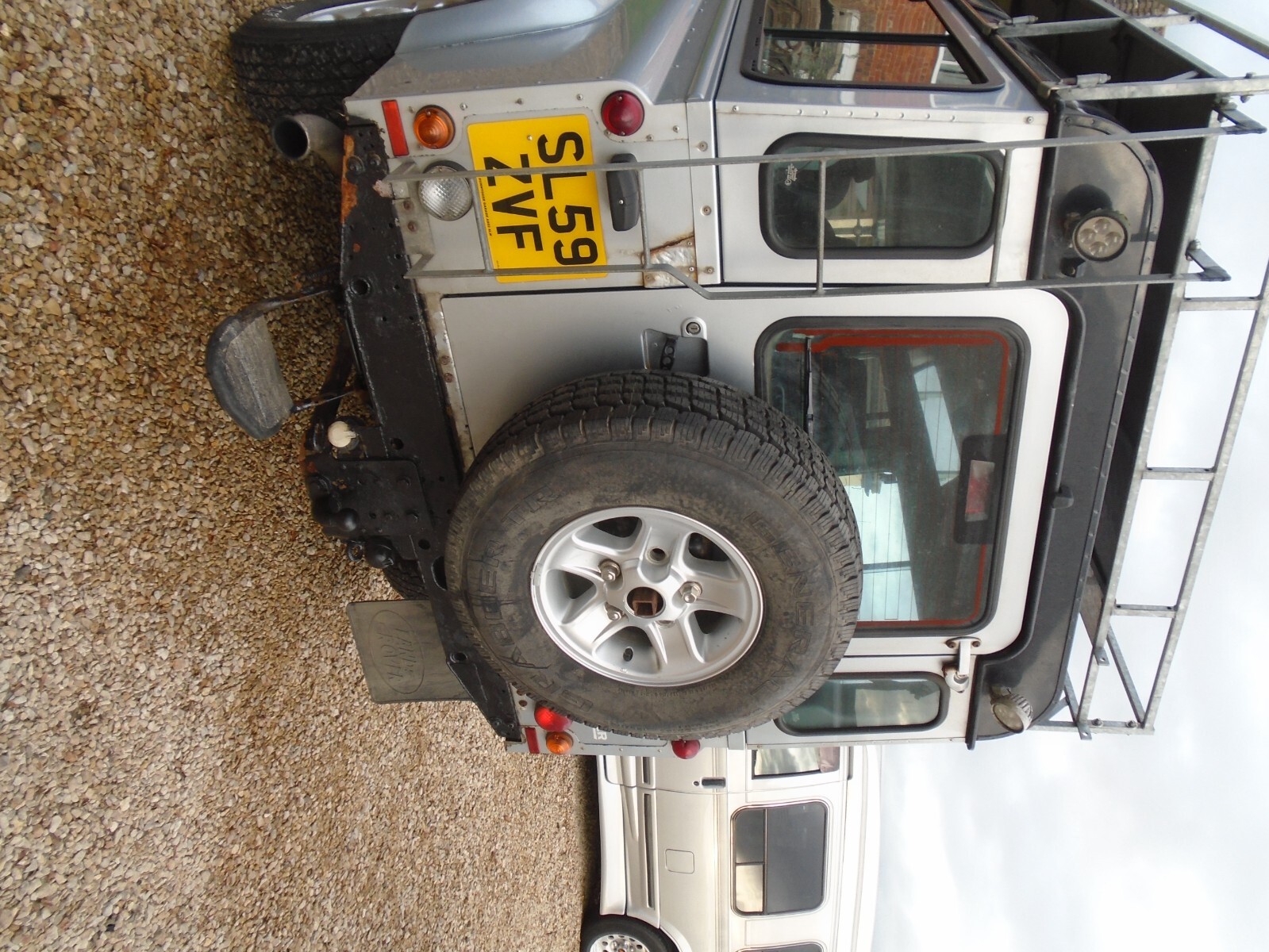 land rover defender roof rack 110 with ladder can deliver call for a quote good eBay