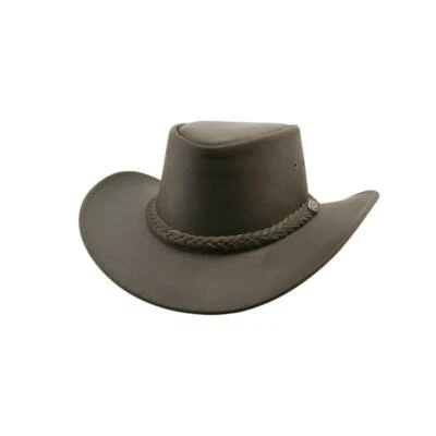 BLACK JUNGLE CALGARY Outdoor Western Lederhut Australien Cowboy Lederhüte Reiterhut Unisex