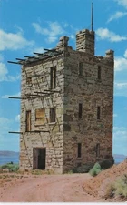 Stokes Castle Austin Nevada NV Built 1897 Old Postcard