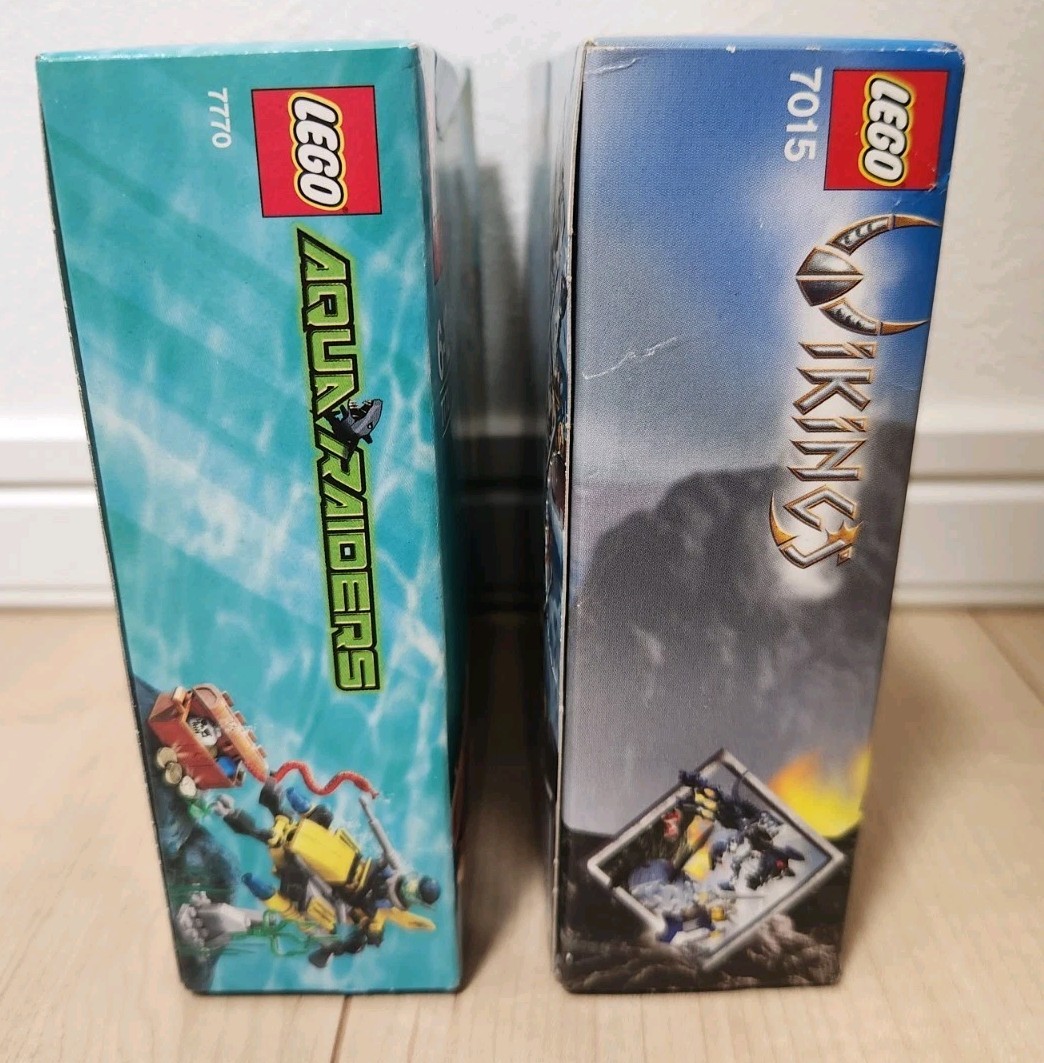 NEW LEGO Vikings 7015 & Aqua Raiders 7770 NIB Sealed | eBay