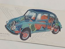 Subaru Subaru 360 Catalog Dealer Stamp Used Age Wear 22x20cm Accessories