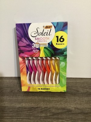 BIC Soleil Smooth Colors Women's Razors **14 Count Pack New **2 missing