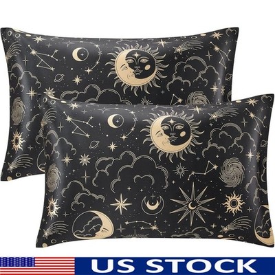 Silky Satin Pillowcase Hair Skin Care Envelope Closure Machine Washable New