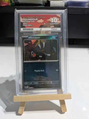 HOUNDOUR 2025 Prismatic Evolutions PRE EN 062/131 POKE BALL REVERSE HOLO ACE 10