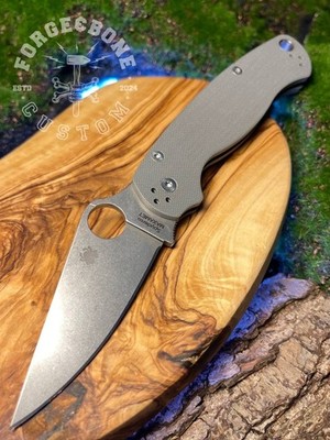 Spyderco Paramilitary 2 Maxamet Dark Gray G-10 C81GPDGY2