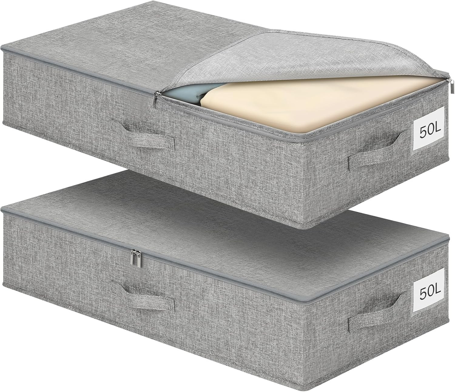 Organizer Sottoletto 2 Pezzi: Scatole Armadio Design Salvaspazio