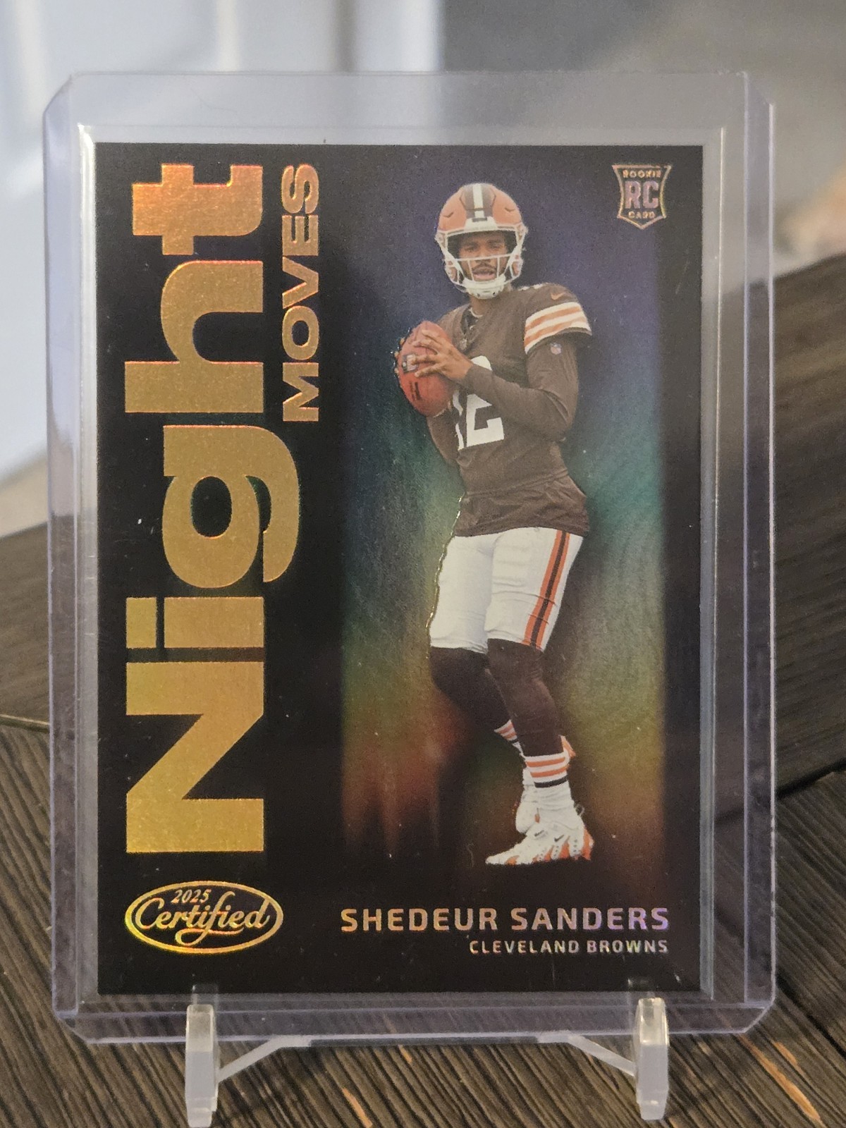 2025 Panini Certified Night Moves Shedeur Sanders Case Hit 