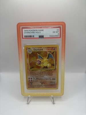 1999 Pokemon TCG Charizard Base Set Holo 4/102 English PSA 6
