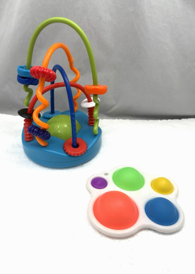 KIDS II Oball Activity Sensory Play Toy & Bubble Dimple Developmental Pop It Toy