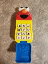 SESAME STREET ELMO COOKIE MONSTER 2 IN 1 GIGGLE CELL PHONE TESTED WORKS