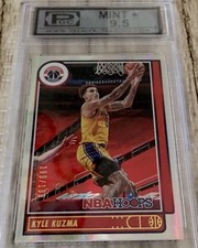 KYLE KUZMA Lakers 1/1 2021 PANINI HOOPS GRADED Refractor HOLO Insert #d 199/199!