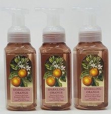 3 BATH  BODY WORKS Sparkling Orange GENTLE CLEAN FOAMING HAND SOAP 8.75 OZ
