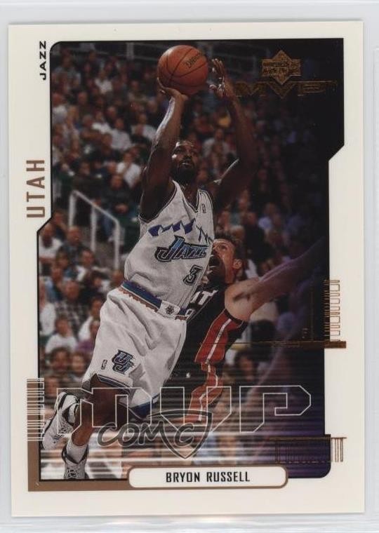 2000-01 Upper Deck MVP Bryon Russell #173 8zl