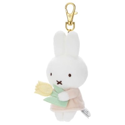 K*G様 レア ミッフィー マスコットmiffy Miffy Plush Keychain Yellow Tulip Thank You Mascot 15cm Dick Bruna