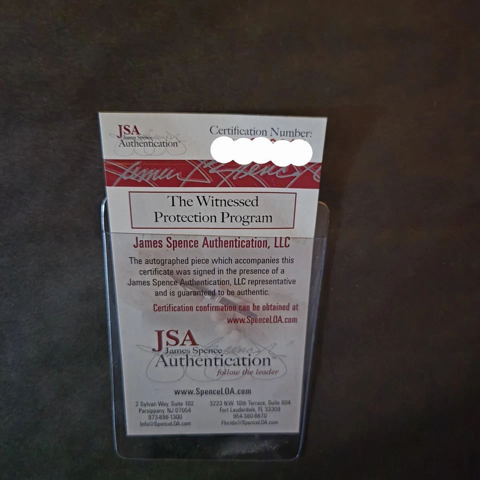 Camiseta deportiva Brian Urlacher autografiada y enmarcada azul Chicago certificado JSA Foto 2 de 2