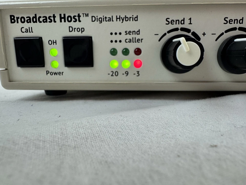 JK Audio Broadcast Host Digital Hybrid Audio Phone Line Interface As-Is Power - Image 2 of 4