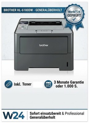 Drucker Brother HL-6180DW mit WiFi und Garantie