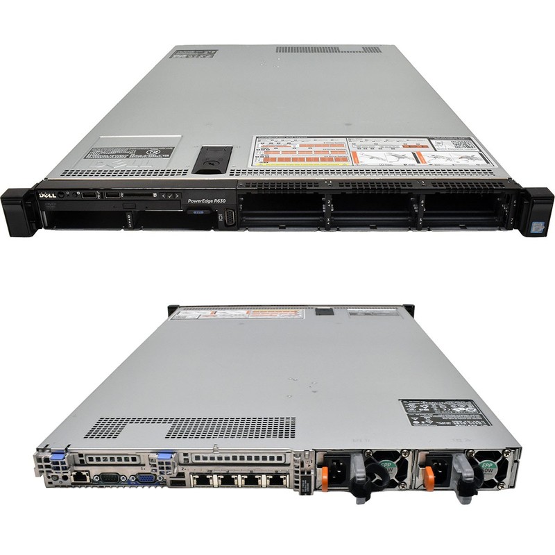 Dell PowerEdge R630 Rack Server No CPU No PC4 RAM 2xHS 8 Bay 2.5" H730 Mini