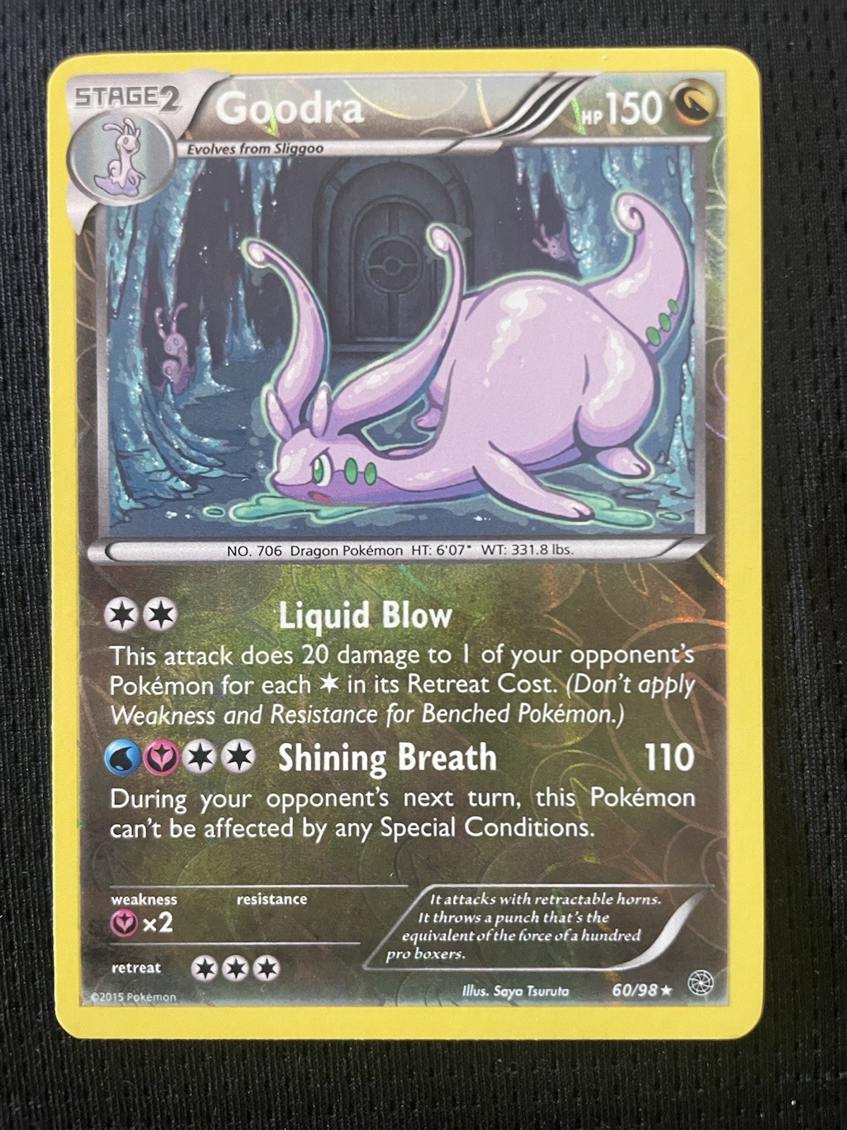 Goodra 60/98 XY-Ancient Origins Reverse Holo LP Condition
