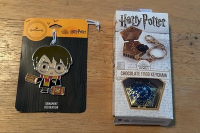 Hallmark /Noble Harry Potter Wizarding World Metal Keychains New! Harry & Frog