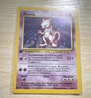 New ListingMewtwo 10/102 Base Set 1st Edition Holo Rare German Pokémon TCG Card