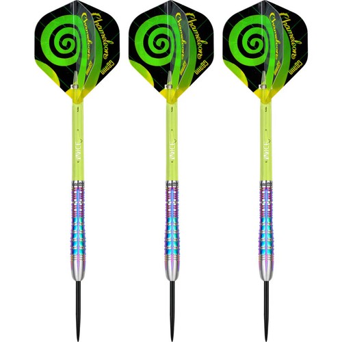 One80 Chameleon Sodalite 23 Gramm 90% Tungsten Steel Tip Dart Set - Bild 4 von 6